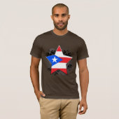 T-shirt Étoile de Porto Rico (Devant entier)