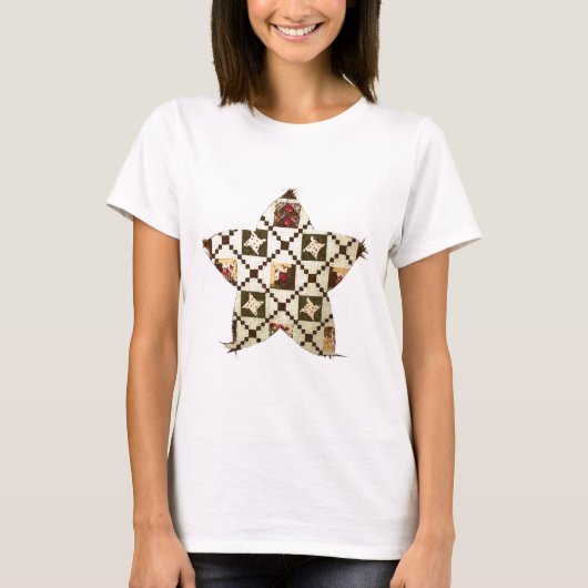 T-shirt Étoile de quilt (Devant)
