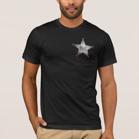 T-shirt Étoile de shérif (Devant)