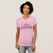 T-shirt Étoile d'épouse d'armée (Devant entier)