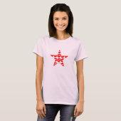 T-shirt Étoile Des Baisers (Devant entier)