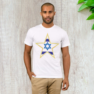 T-shirt étoile d'or d'Israël
