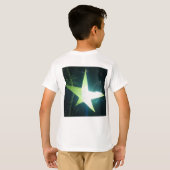 T-Shirt étoile éblouissante pour enfants - Style é (Dos entier)