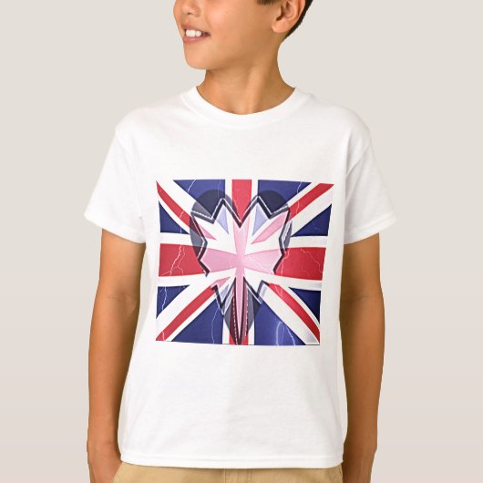 T-shirt Étoile : États-Unis Drapeau rouge, blanc et bleu (Devant)