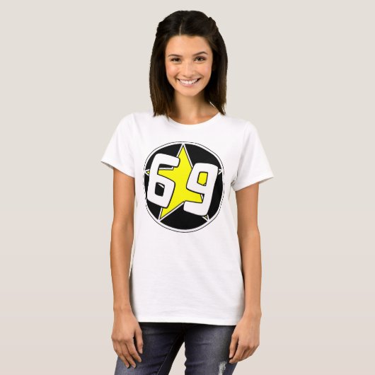 T-shirt Étoile jaune 69 (Devant entier)