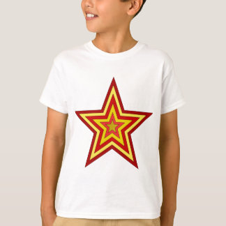T-shirt Étoile jaune rouge