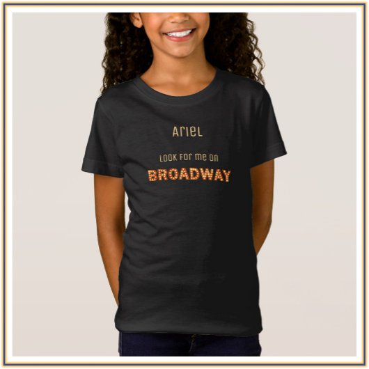 T-Shirt Étoile montante de Cute Broadway