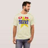 T-shirt Étoile Obama | (Devant entier)