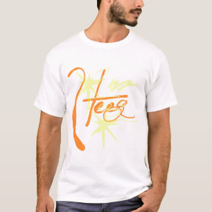 T-shirt Étoile originale de jaune de l'orange n de HC
