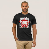 T-shirt Étoile ROUGE faite sur commande du nom V02 du (Devant entier)