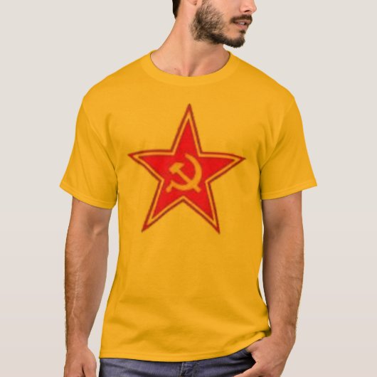 T-shirt étoile russe (Devant)