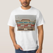 T-shirt Étoile superbe de Chevy de corps carré (Devant)