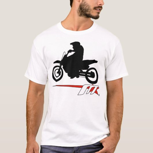 T-shirt Étoile Supermoto de Moto la soutenant dedans (Devant)