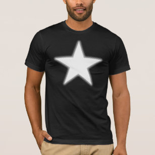 T-shirt Étoile tramée - blanc