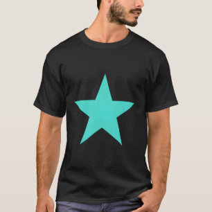 T-shirt Étoile Turquoise Sur Plusieurs Couleurs
