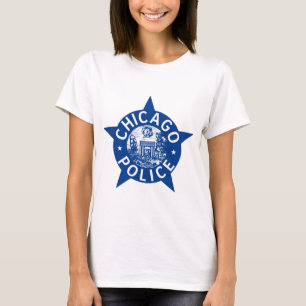 T-shirt ÉTOILE VINTAGE de police de Chicago