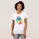 T-shirt Étoiles arc-en-ciel TWEETY™ (Devant entier)