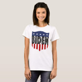 T-shirt étoiles BIDEN et rayures (Devant entier)