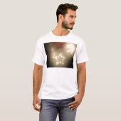 T-shirt Étoiles de blanc (Devant entier)