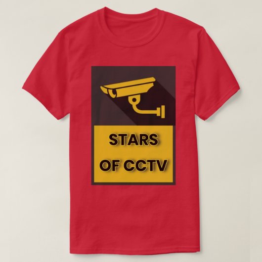 T-shirt Étoiles de CCTV (Design devant)
