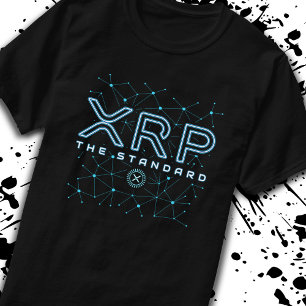 T-shirt Étoiles de chiffrement XRP Cryptodevise XRPL Block