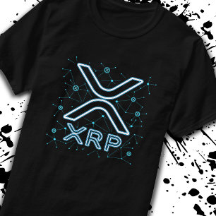 T-shirt Étoiles de chiffrement XRP Cryptomonnaie XRPL Bloc