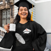 T-shirt Etoiles de fond Radiotélescope Phrase I LOCAL