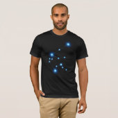 T-shirt Étoiles de la constellation Zodiaque Aquarius (Devant entier)