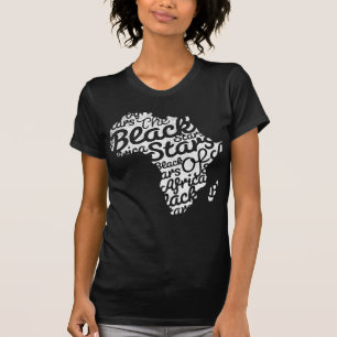 T-shirt Étoiles de noir de l'Afrique