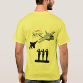 T-shirt Étoiles de sacrifice jaune (Dos)