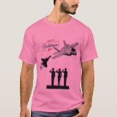 T-shirt Étoiles de sacrifice rose (Devant)