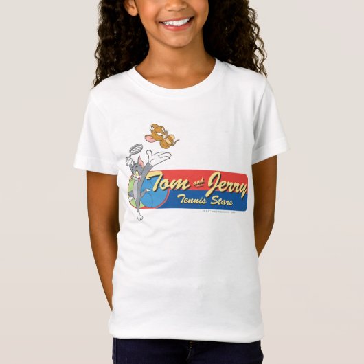 T-Shirt Étoiles de tennis Tom et Jerry 6 (Devant)