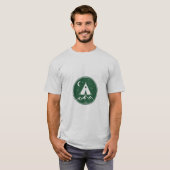 T-shirt Étoiles de tente (Devant entier)