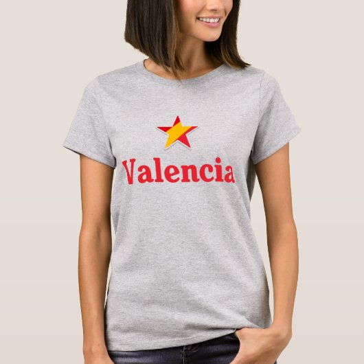 T-shirt Étoiles d'Espagne – Valence (Devant)