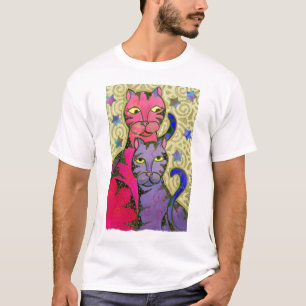 T-shirt Étoiles du chat N