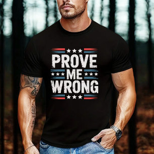 T-shirt Étoiles et bandes patriotiques américaines Prouvez