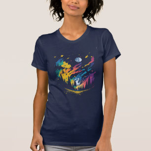 T-shirt Étoiles et ciel nocturne éclipse