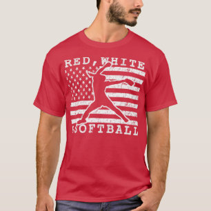 T-shirt Étoiles et grève pour toujours rapide Softball Ame