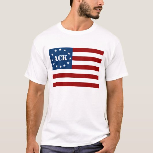 T-shirt Étoiles et rayures d'ACK (Devant)