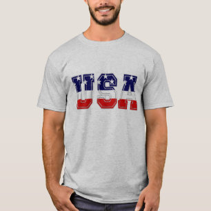 T-shirt Étoiles et rayures patriotiques USA