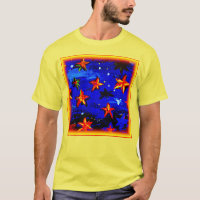 Étoiles Orange De Couleur Lumineuse. Commandez dès