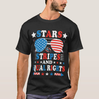 T-shirt Étoiles, Rayures et Égalité des Droits – Égalité P