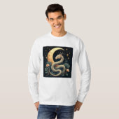 T-shirt étoiles Serpent de Lune  (Devant entier)