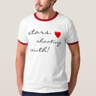 T-shirt étoiles tirant les coeurs du sud