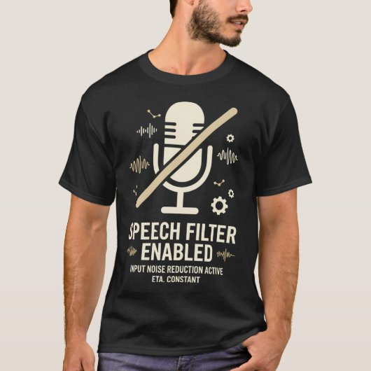 T-shirt Étouffer le bruit (Devant)