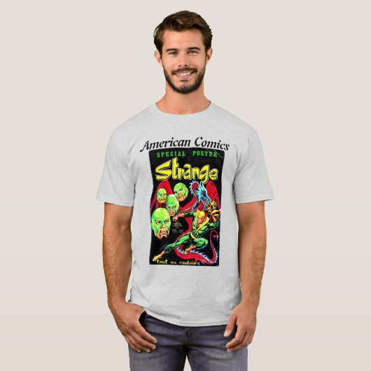 T-shirt Étrange 6 (Devant entier)