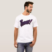 T-shirt étrange avec le logo (Devant entier)