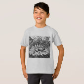 T-shirt Étrange Créatures Salamander Chemise (Devant entier)