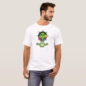 T-shirt étranger de Bouddha (Devant entier)