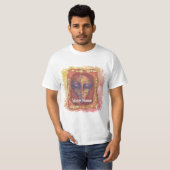 T-shirt Étranger Rouge Runique (Devant entier)